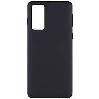 Чохол Silicone Cover Full without Logo (A) для Samsung Galaxy S20 FE Чорний / Black