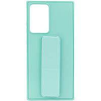 Силіконовий чохол Hand holder для Samsung Galaxy Note 20 Ultra Mint green, Кільце-тримач