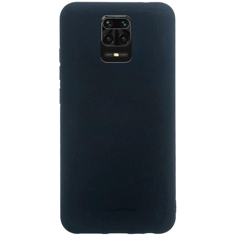 TPU чохол Molan Cano Smooth для Xiaomi Redmi Note 9s / Note 9 Pro / Note 9 Pro Max Черный - фото 1 - id-p1767057204