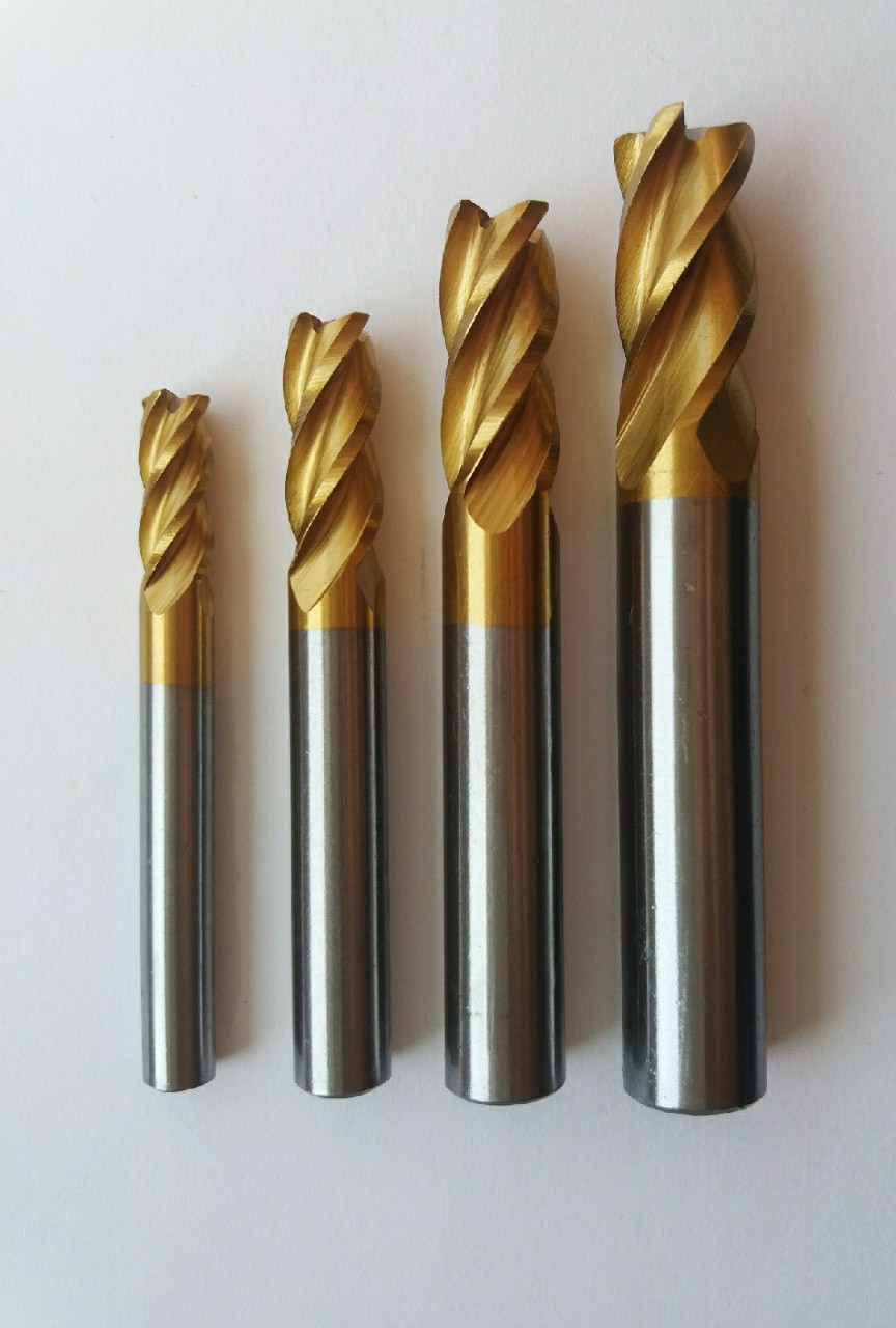 Фреза кінцева Ц/ХВ ф. 5,0 z=4 Р6М5К5 (HSS Co5) TiN PRO professional