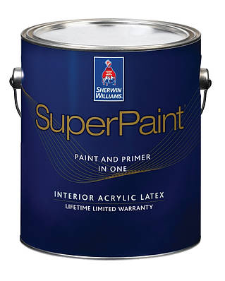 Фарба SUPERPAINT, SATIN (Напівматова), Deep, (3,78 л). Sherwin-Williams