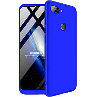 Пластикова накладка GKK LikGus 360 градусів (opp) для Xiaomi Mi 8 Lite / Mi 8 Youth (Mi 8X) Чорний / Синій Синий