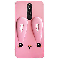 Силіконова накладка 3D Child Bunny для Xiaomi Redmi 8 Розовый