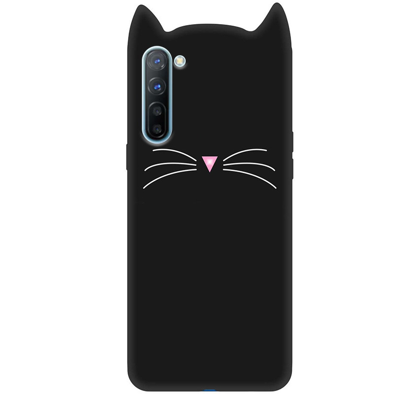 Силіконова накладка 3D Cat для Oppo Reno 3 - фото 1 - id-p1767056022