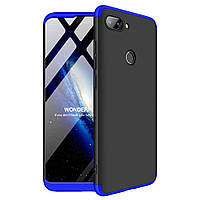 Пластикова накладка GKK LikGus 360 градусів для Xiaomi Mi 8 Lite / Mi 8 Youth (Mi 8X) Чорний / Синій
