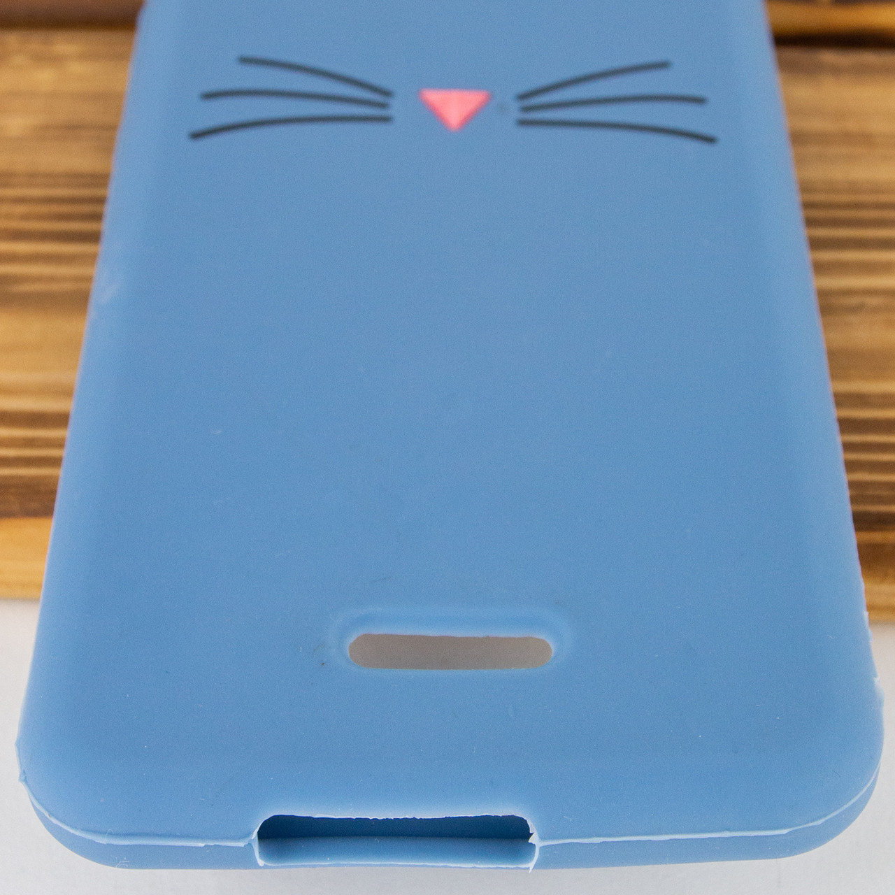 Силіконова накладка 3D Cat для Xiaomi Redmi 6A Синий - фото 3 - id-p1767074325