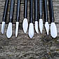 Набір інструментів для ліплення 9 предметів чорні, набір стеків для глини та пластиліну, фото 2