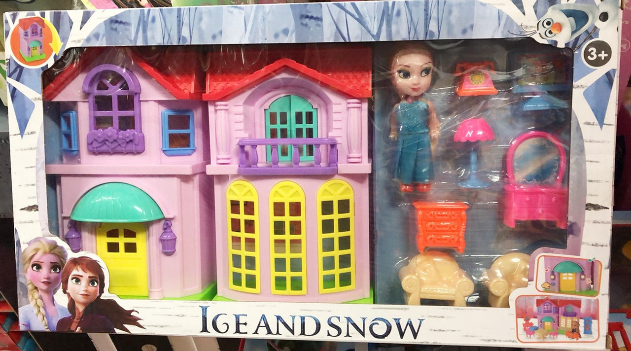 Набір будиночок для ляльки з меблями, фото 1