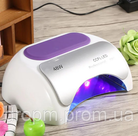 Ультрафиолетовая UV лампа 48 W с таймером для маникюра и педикюра LED ...