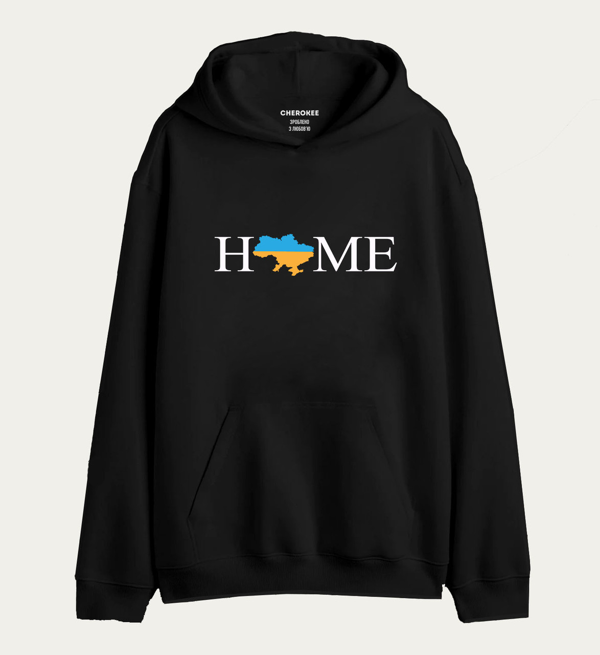 Патріотичне худі з дизайном  ”H🇺🇦ME”, фото 1