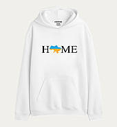 Патріотичне худі з дизайном  ”H🇺🇦ME”, фото 2