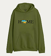 Патріотичне худі з дизайном  ”H🇺🇦ME”, фото 3