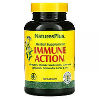 Иммуностимулирующий комплекс, Immune Action, Natures Plus, 120 растительных капсул