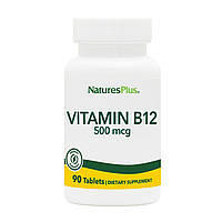 Вітамін B-12 (Метилкобаламін), nature's Plus, 500 мкг, 90 Таблеток