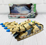 Ігровий танк інерційний звуковий "Leopard" арт. HS 8012 A, фото 2