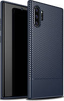 Захисний чохол-панель MADORU Carbon Combi для Samsung Galaxy Note 10+ BlueEStyle