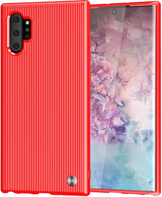 Захисний чохол-панель MADORU Stripes для Samsung Galaxy Note 10+ RedEStyle