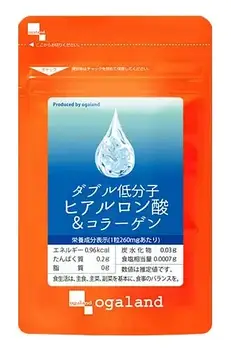 Ogaland Японська Гіалуронова кислота з колагеном низькомолекулярні 90 днів Hyaluronic Acid & Collagen