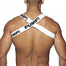 Еластична портупея для чоловіків бренду Pump білого кольору, фото 2