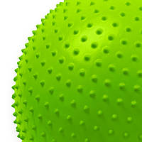 М'яч для фітнесу (фітбол) напівмасажний SportVida 55 см Anti-Burst SV-HK0291 Green, фото 5