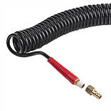 Шланг BLACK M-Flex 5.5х8мм, 10м спіральний поліуретановий з поворотним шарніром, латунними швидкороз'ємними mst mst, фото 5