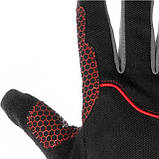 Рукавиці зі спандекса, дихаючий матеріал, антиковзаючим покриттям долоні, посилення на великому і вказівному mst mst, фото 3