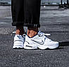 Кросівки Nike Air Monarch IV White Navy — 415445-102, фото 6