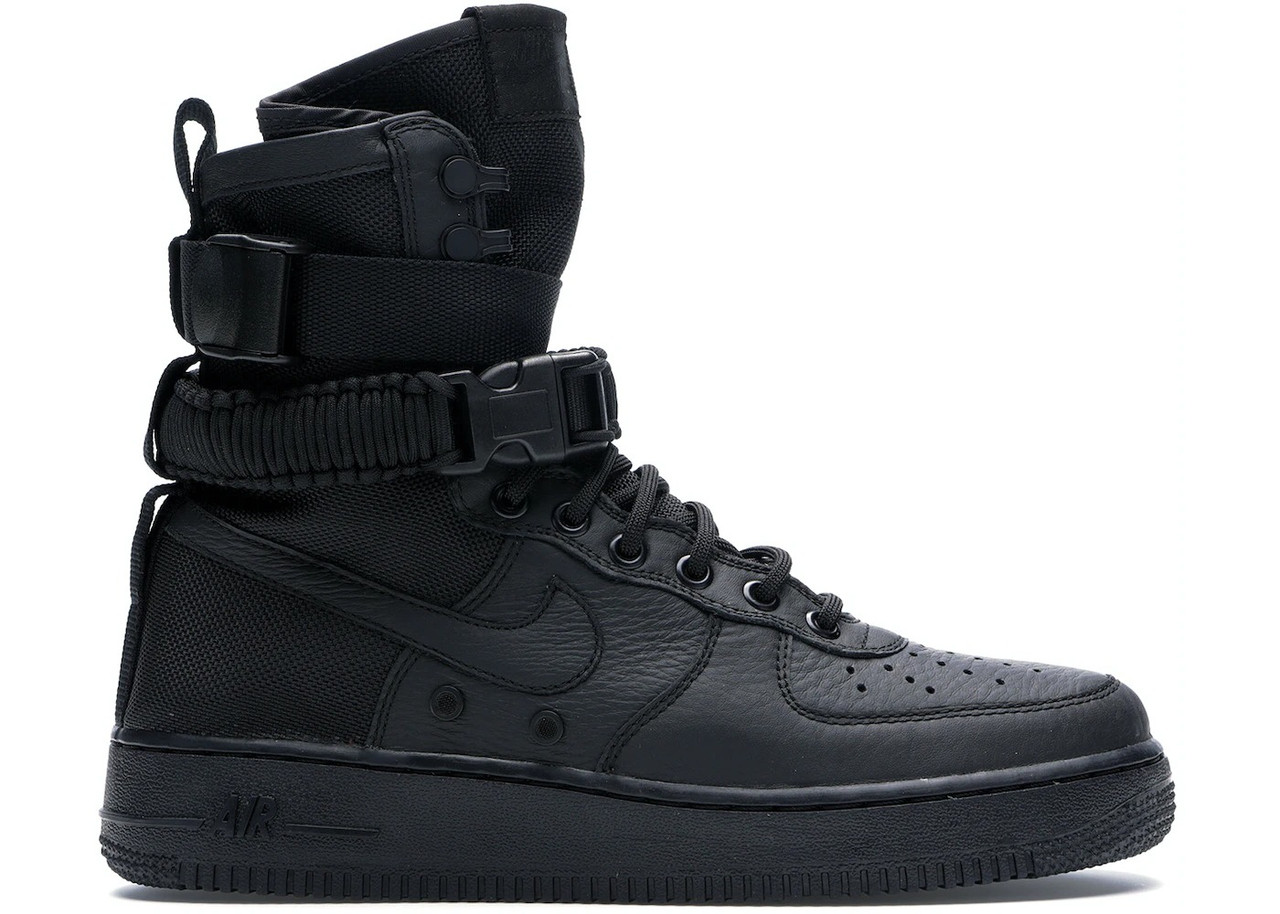 Кросівки Nike SF Air Force 1 High Triple Black — 864024-003