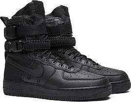 Кросівки Nike SF Air Force 1 High Triple Black — 864024-003, фото 4