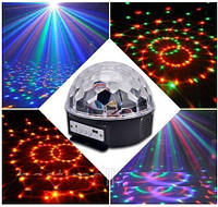 Лазер диско шар Magic Ball Light YX-024 LED color с пультом USB 128Mb
