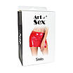Сексуальна вінілова спідниця Art of Sex — Stella, розмір L — 2XL, колір чорний, фото 4