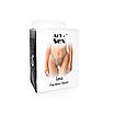 Трусики зі стразовим ланцюгом Art of Sex — Lea, розмір XS-M, Срібло/Чорний, фото 4