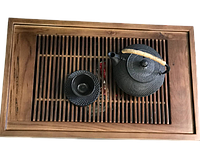 Столик-Чабань для чайной церемонии (чайный) бамбук 57х35х7 см прямоугольный "Тайбэй" T0522