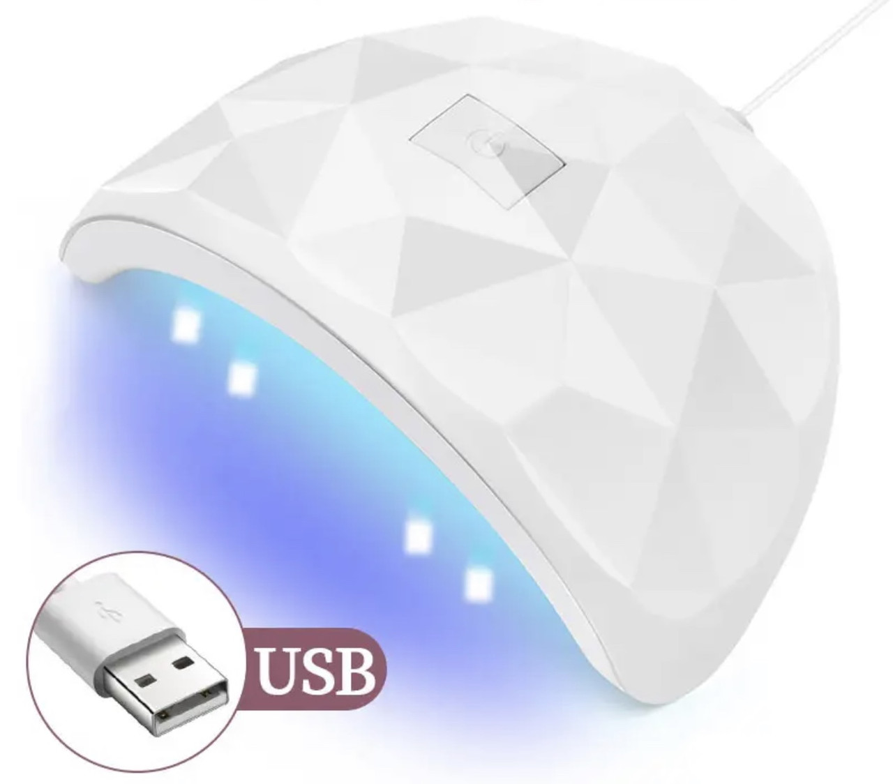Ультрафіолетова лампа для сушіння нігтів Smart Lamp802 36 Вт лампа для манікюру із зарядкою від PowerBank USB
