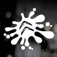 Наклейка клякса Citroen