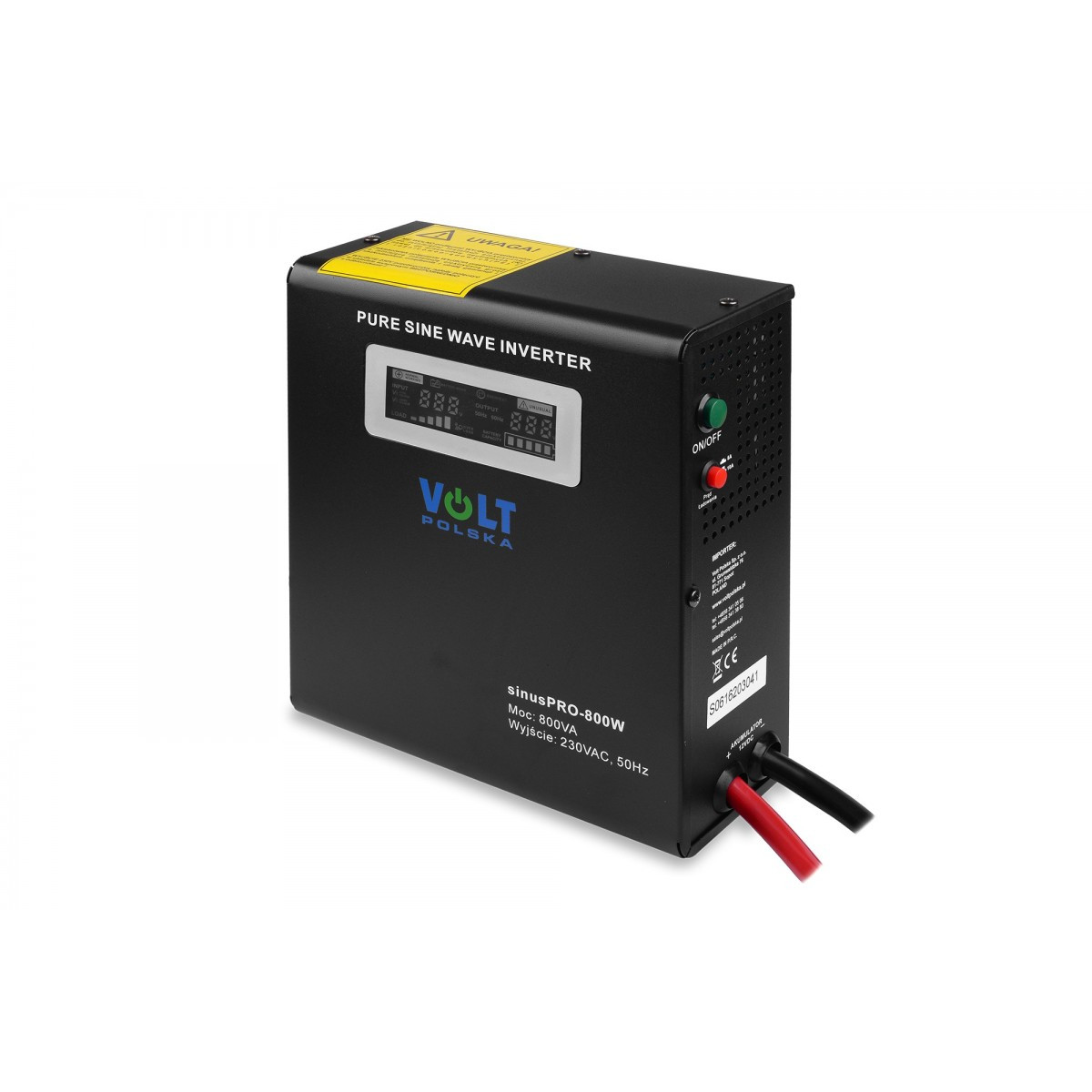ИБП Перетворювач напруги Volt Polska SINUS PRO 800W 12/230 В (500/800 Вт) з чистим синусом та автоматичним стабілізатором, фото 1