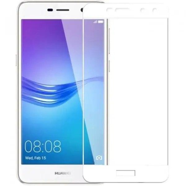 Захисне скло Silk Screen for Huawei Y5 2017 (0.33mm) White тех. пакет, фото 1