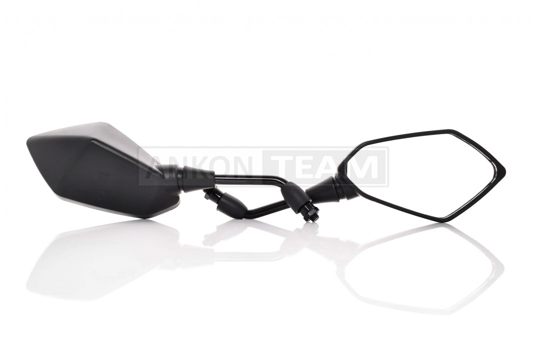 Дзеркала чорні п'ятикутні M10 R+R