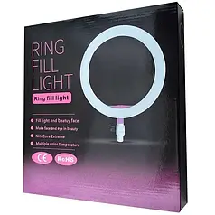 Кільцева лампа з кріпленням для телефона LED Ring Fill Light QX-260 26 см (1 кріп.тел.) (USB)
