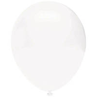 Латексна кулька Balonevi  біла (P01) пастель  5" (12,5см) 1шт.