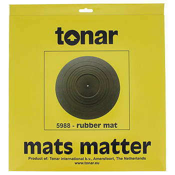 Мат гумовий для опорного диска вінілового програвача Tonar Rubber Mat art. 5988 (art.232282)
