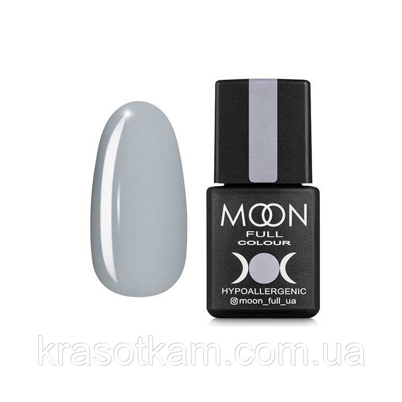 Гель-лак Moon Full No147 сіро-блакитний, 8 мл.