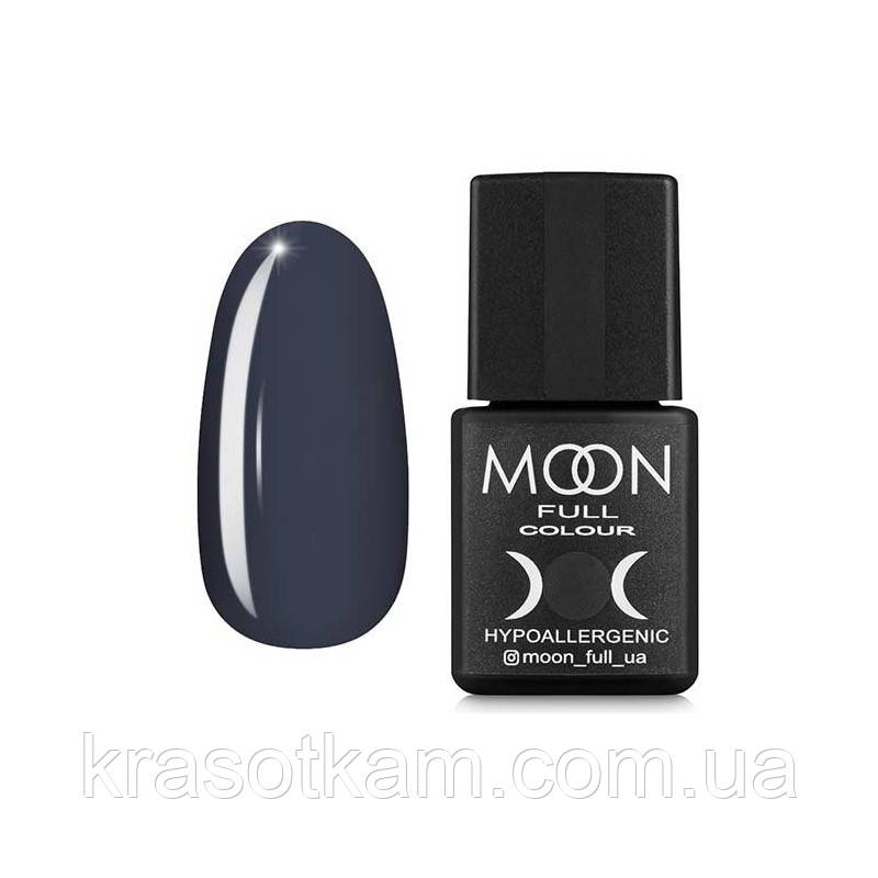 Гель-лак Moon Full No152 темно-сірий, 8 мл.