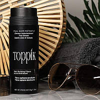 Кератиновый загуститель для волос Toppik черный (55 грамм, Black)