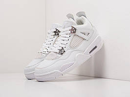 Баскетбольні кросівки білого кольору Nike Air Jordan Retro 4 (Найк Аїр Джордан Ретро 4 чоловічі і жіночі 36-45