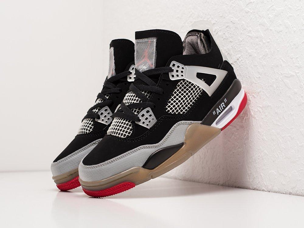 Jordan Retro 4 OFF White, фото 1