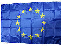 Флаг Евросоюза с гербом 150*100 см