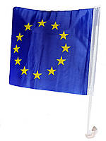 Флаг Евросоюза автомобильный 45*30 см