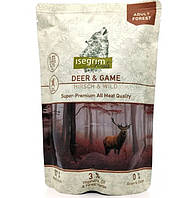 Влажный корм для собак Isegrim Pouch Roots Deer&Game Оленина и дичь с корнем петрушки и сафлоровым маслом 410г