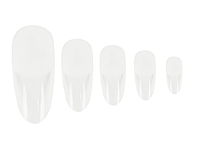 Гелеві типси для нарощування нігтів Global Professional 24 шт (Овал)